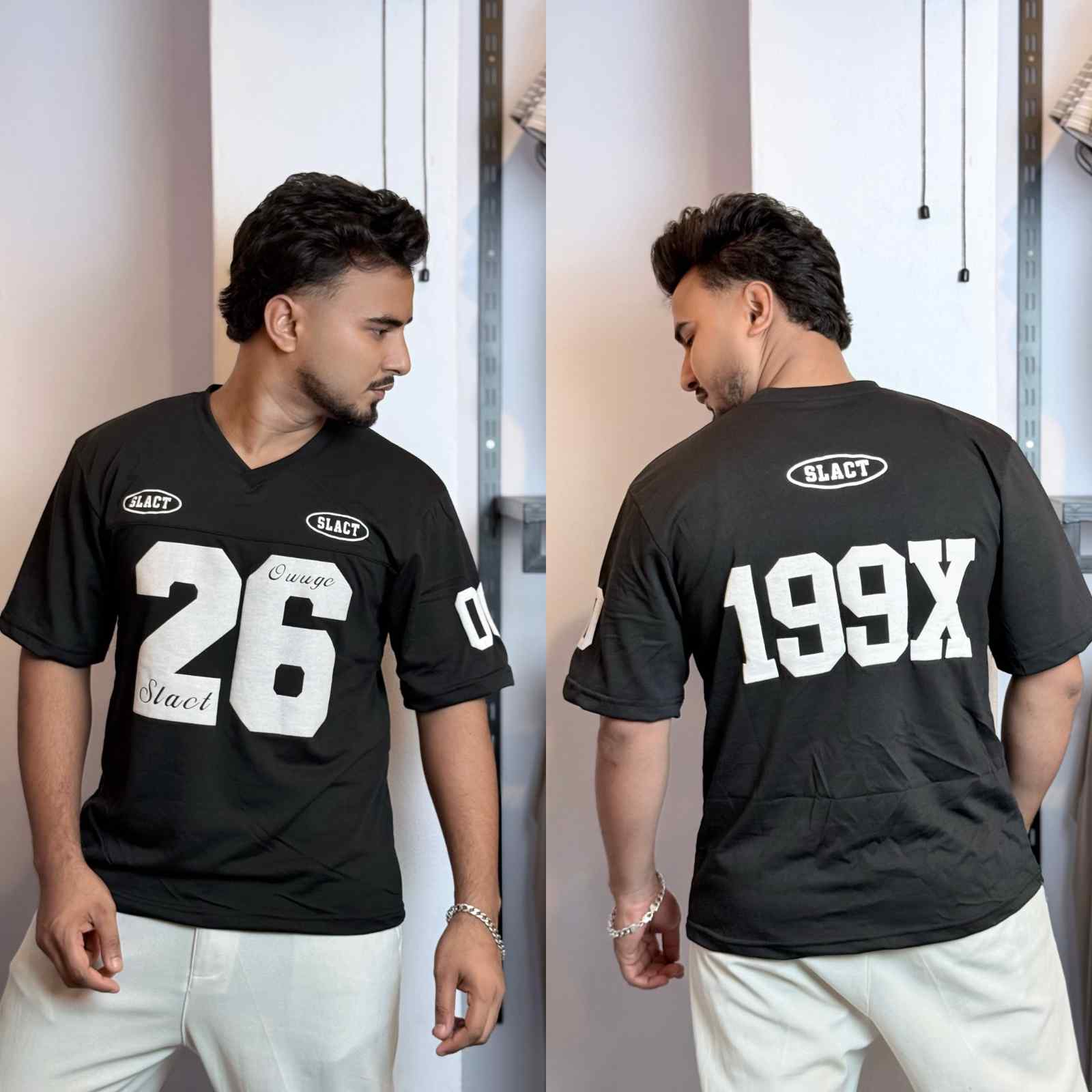 SLACT Oversized V-Neck